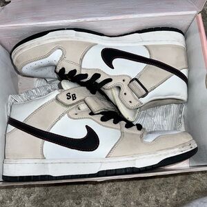 NIKE DUNK HI PRO SB BEIGE MENS 9.5